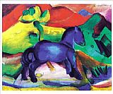 Franz Marc Blaues Pferdchen painting